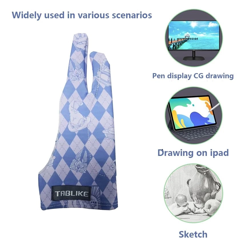 Artist Drawing Glove - 3-Layer Palm Rejection Breathable Right/Left Hand