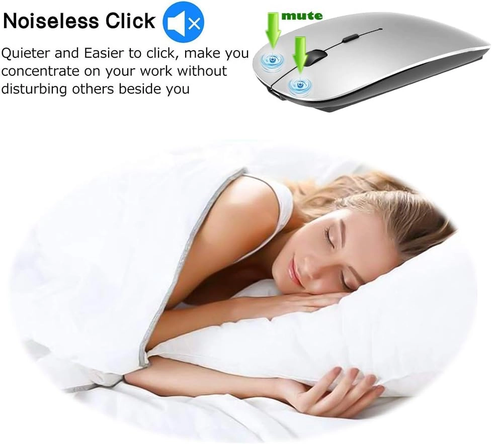 LED Rechargeable Mouse - Bluetooth