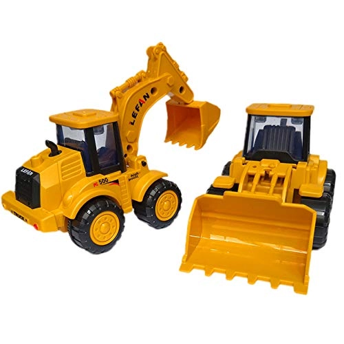 Excavator + Bulldozer