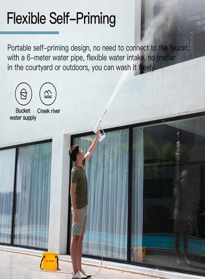 MJXCJ001QW - Cordless High-Pressure Car Washer 18V 2000mAh White