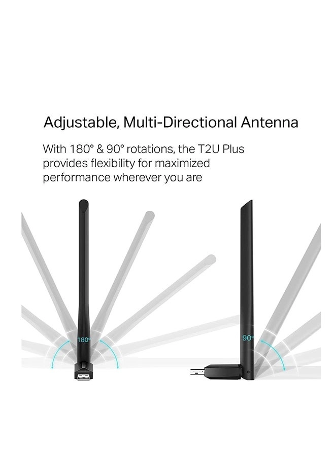 Archer T2U plus - Dual band 2.4 GHz and 5 GHz USB 2.0 Wi-Fi