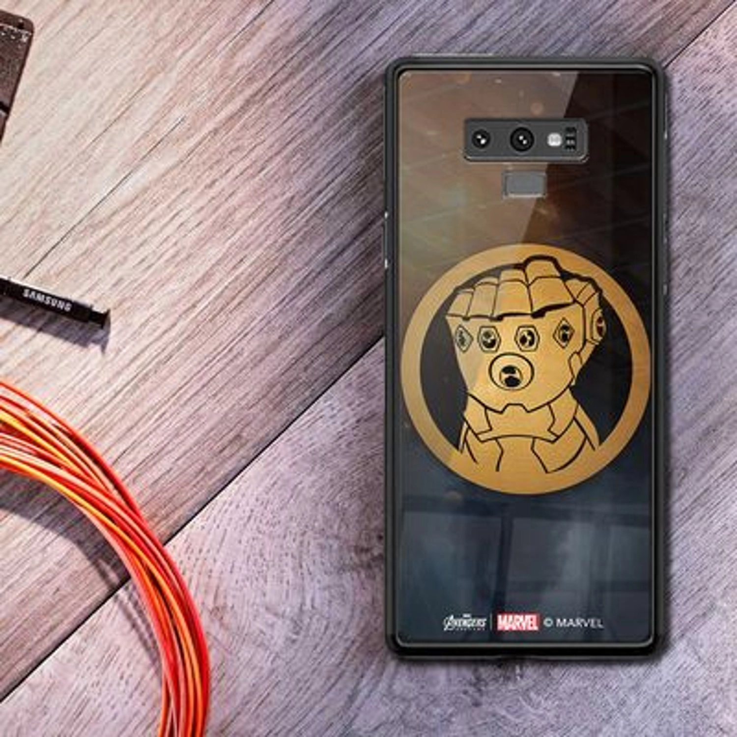 Wackylicious Infinity Gauntlet Back Case for Galaxy Note 9