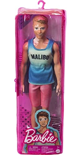 Ken Fashionistas Doll - Vitiligo Brown Hair Malibu Tank