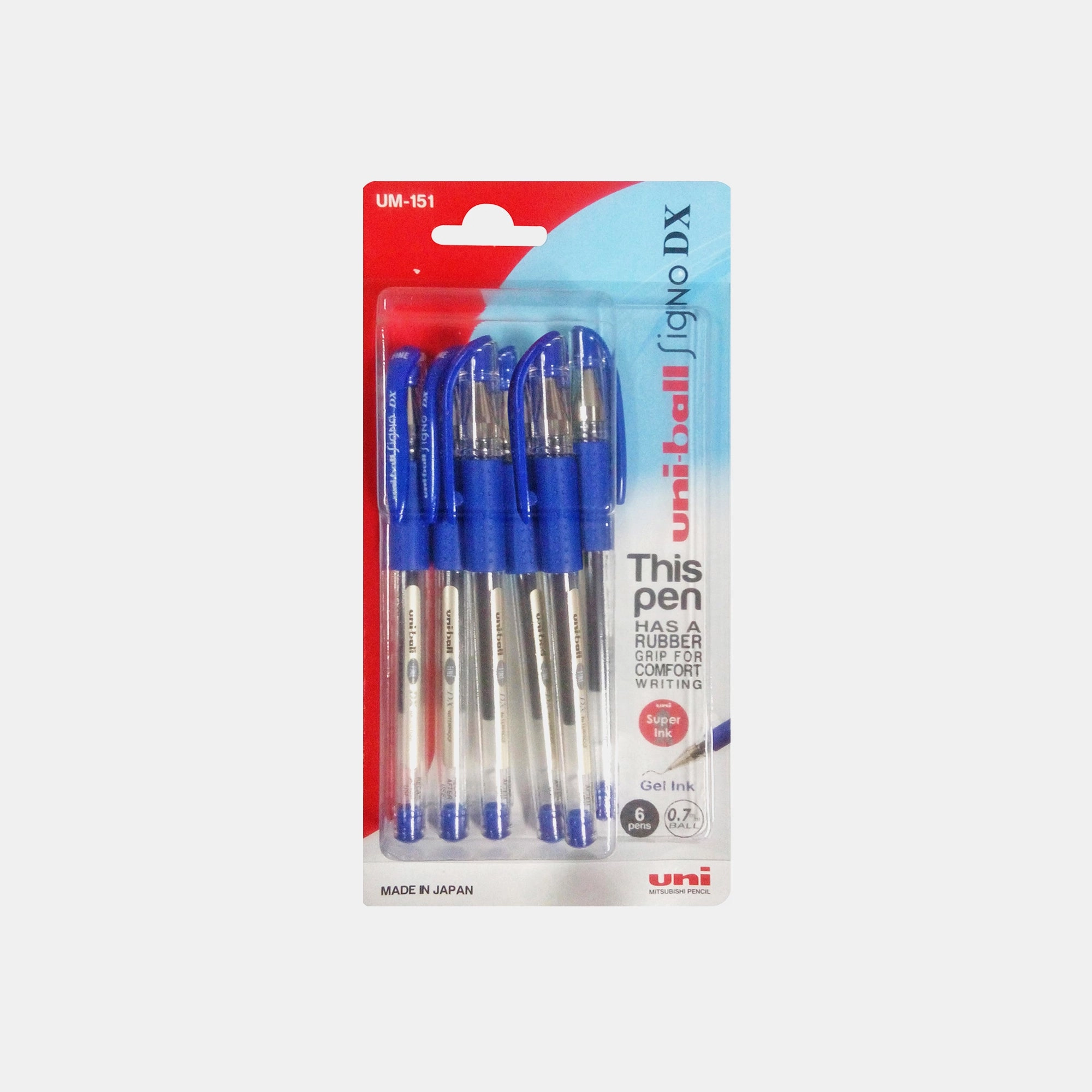 Uni-Ball Signo - 6 PCS 0.7mm