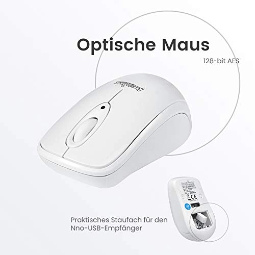 PERIDUO-707W Plus - QWERTZ Swiss Layout 2.4G Wireless Connection