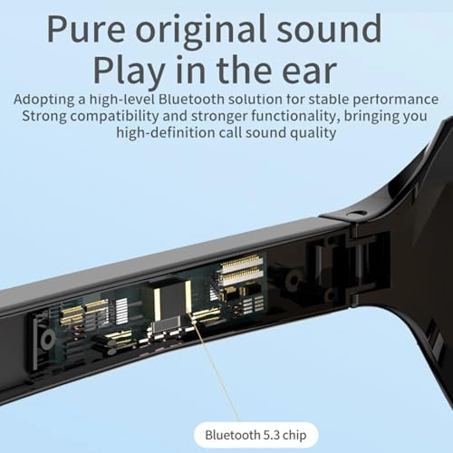 Bluetooth Smart Glasses - 144 Languages Bluetooth 5.3