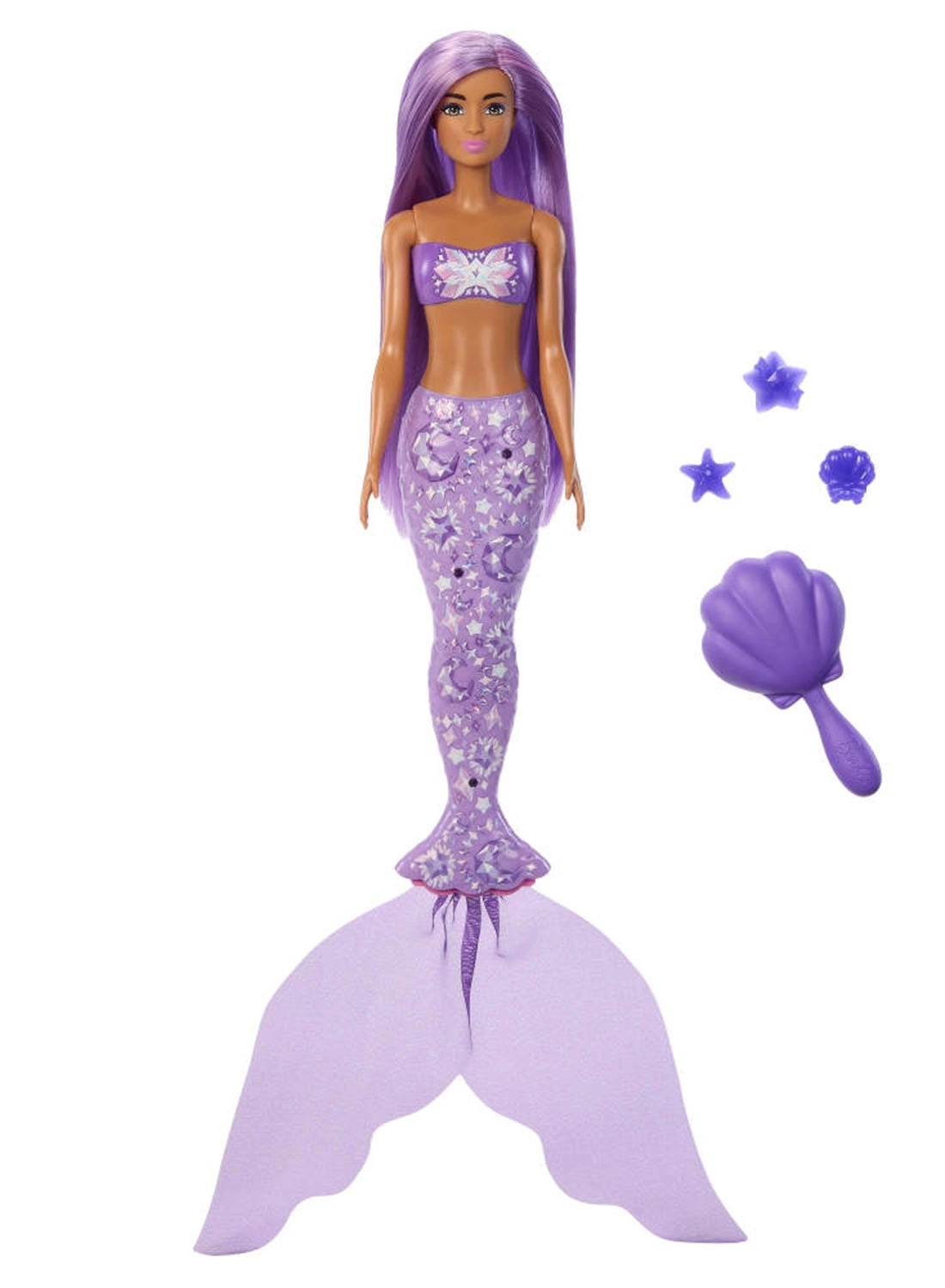 Barbie Color Reveal Mermaid - 6 Surprises Color Change Charms Ages 3+