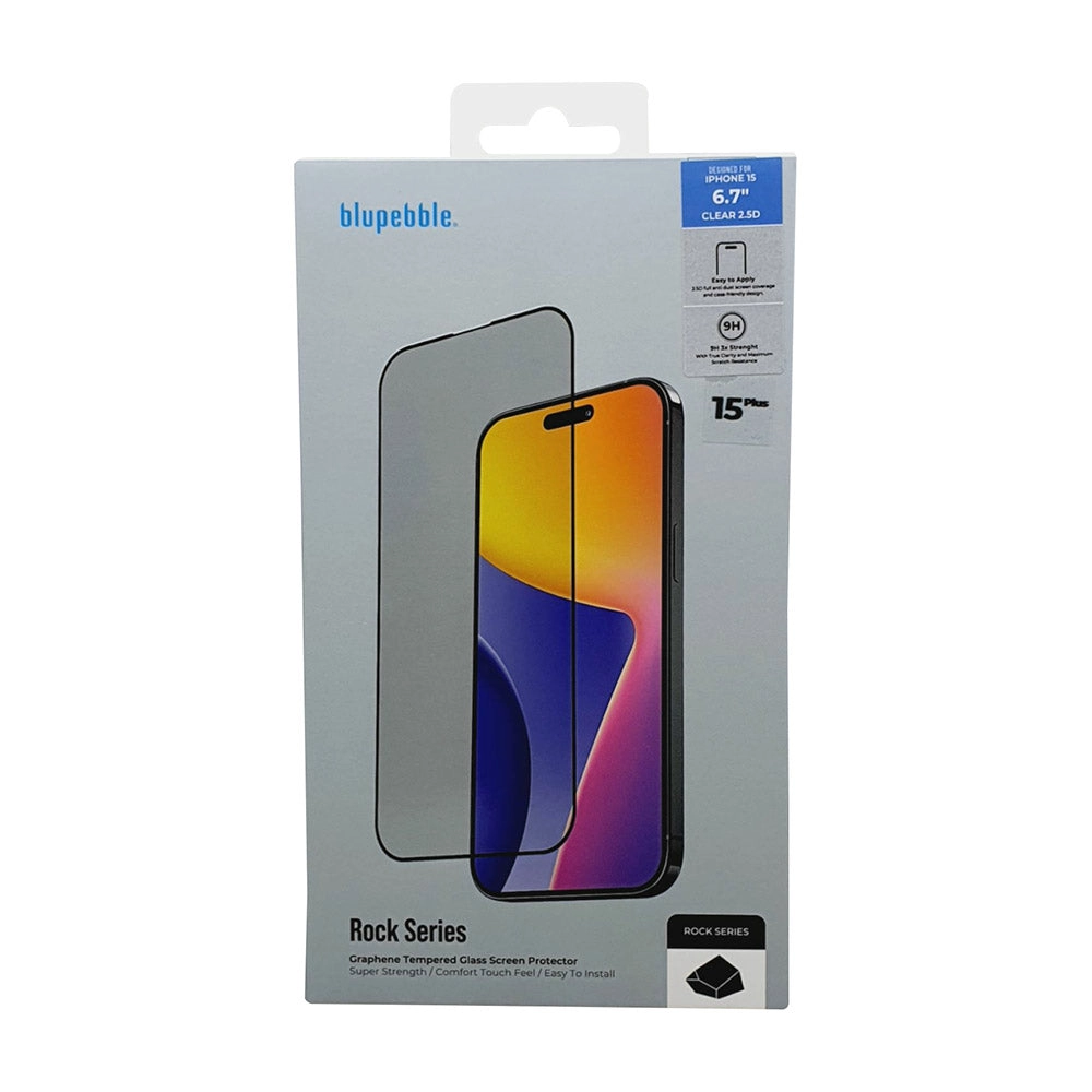 Clear Tempered Glass Screen Protector for Iphone 15 Plus