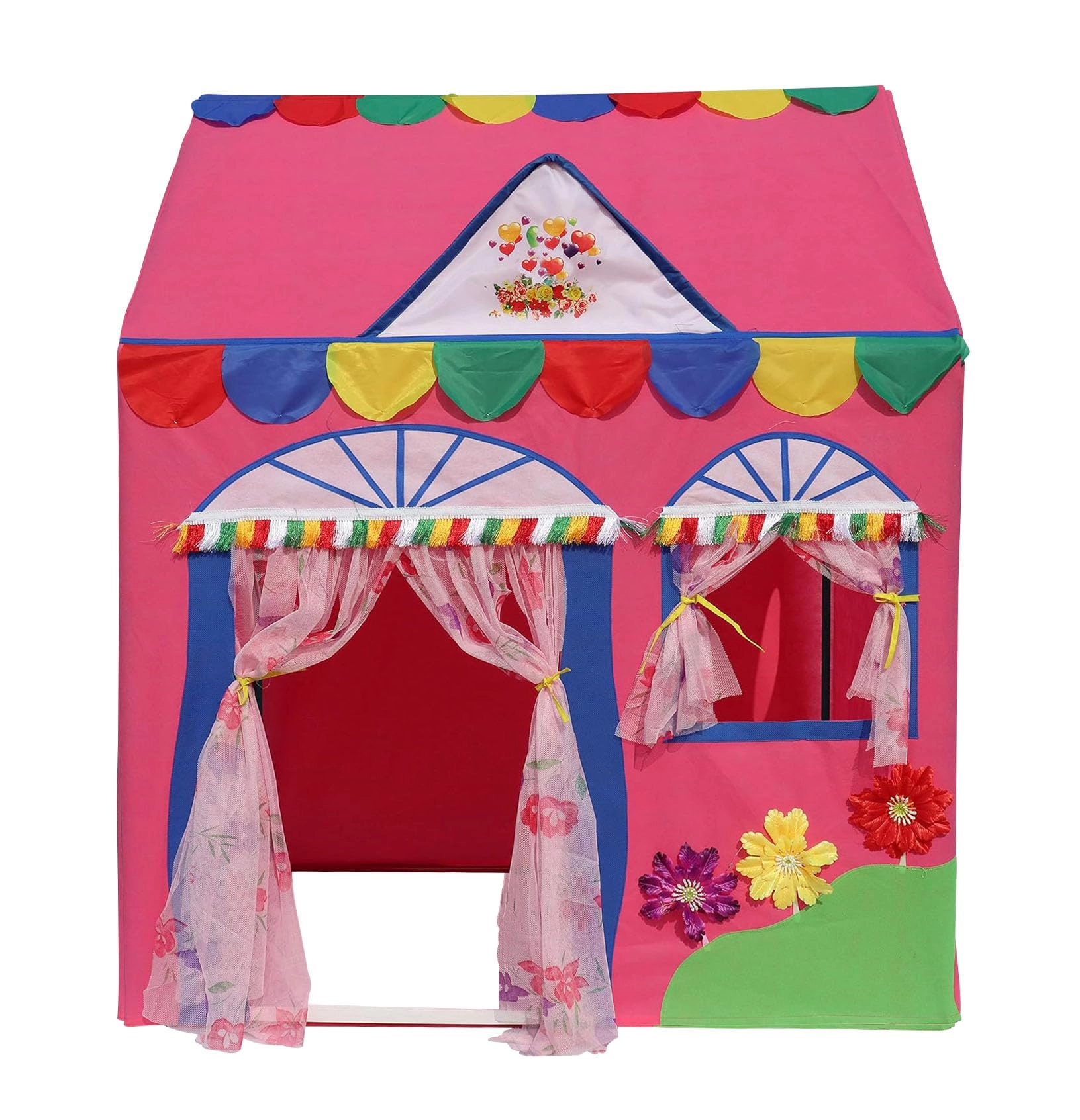 Hut Type Play Tent - Big Size Pink 105D x 85W x 145H Centimeters