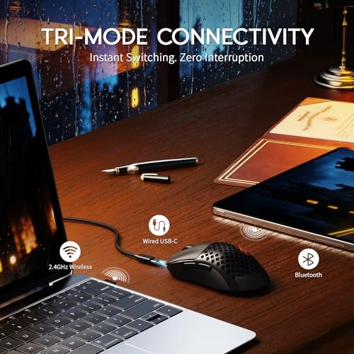 MAMBASNAKE M2 - 2.4Ghz Wireless/Bluetooth/Wired