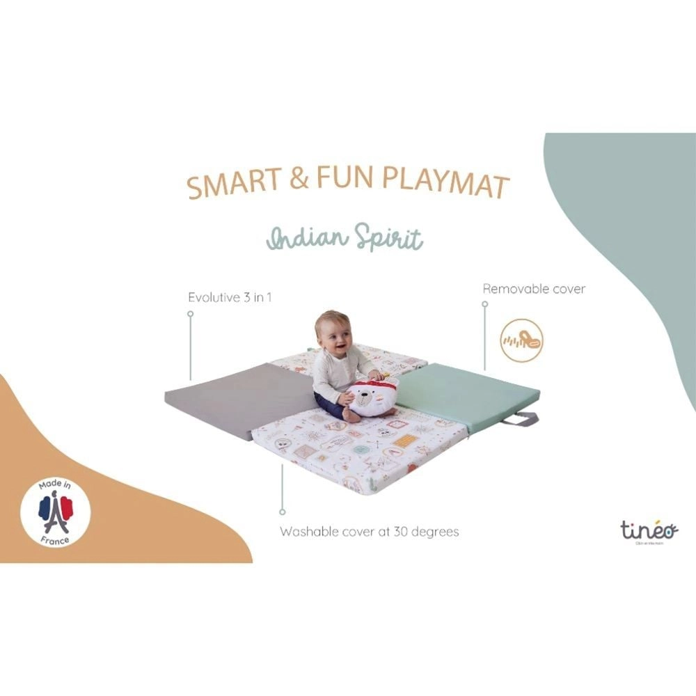3 in 1 Smart And Fun Playmat - Indian Spirit 0 months