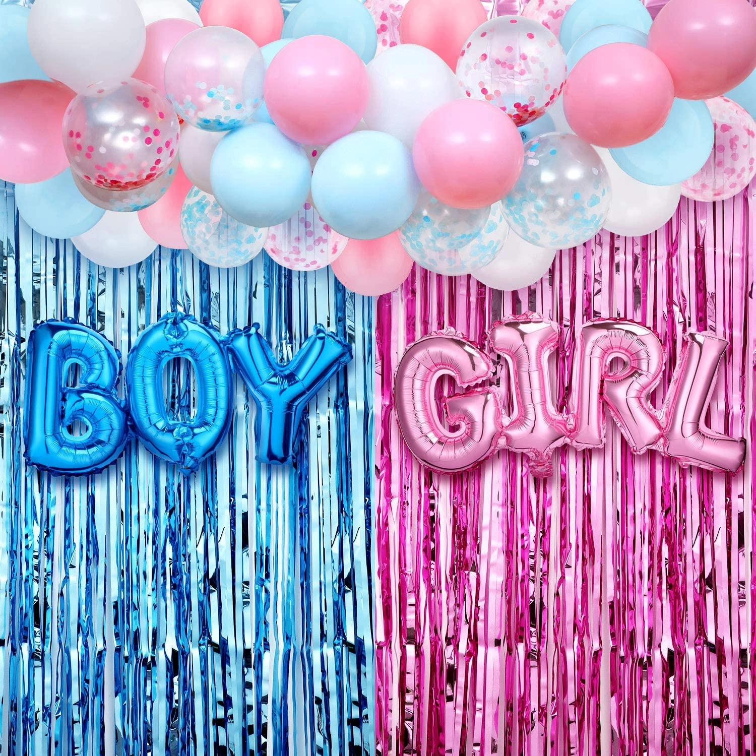 Party Time Trading LLC Balloon Garland Kit - 35pcs Gender Reveal