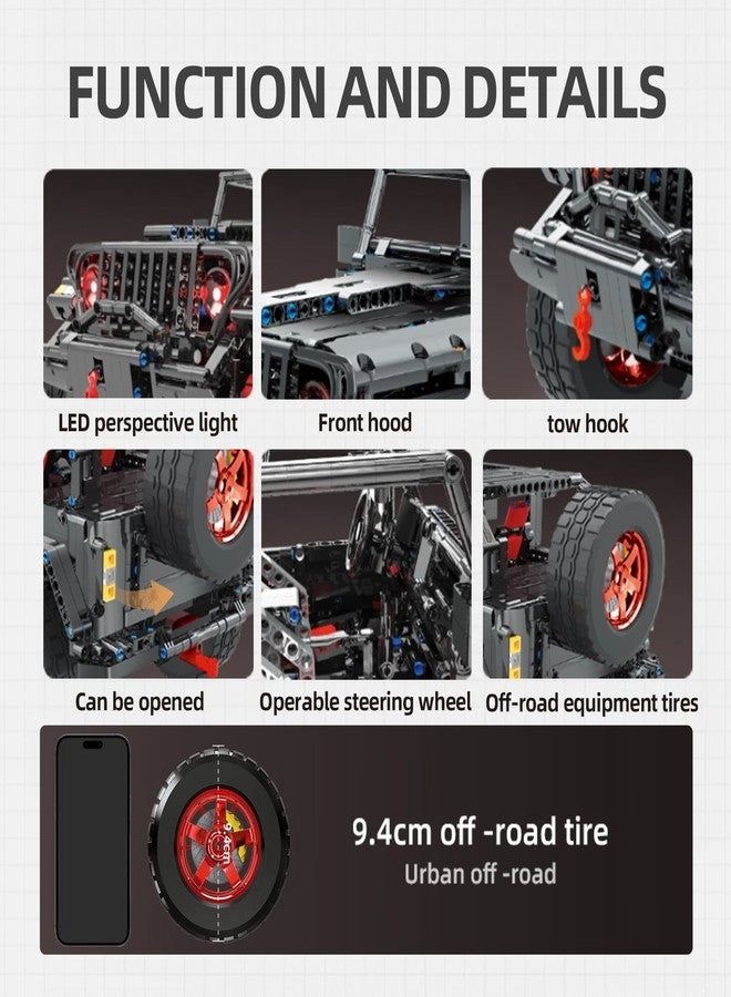 Off-Road SUV Wrangler - 1:8 Scale