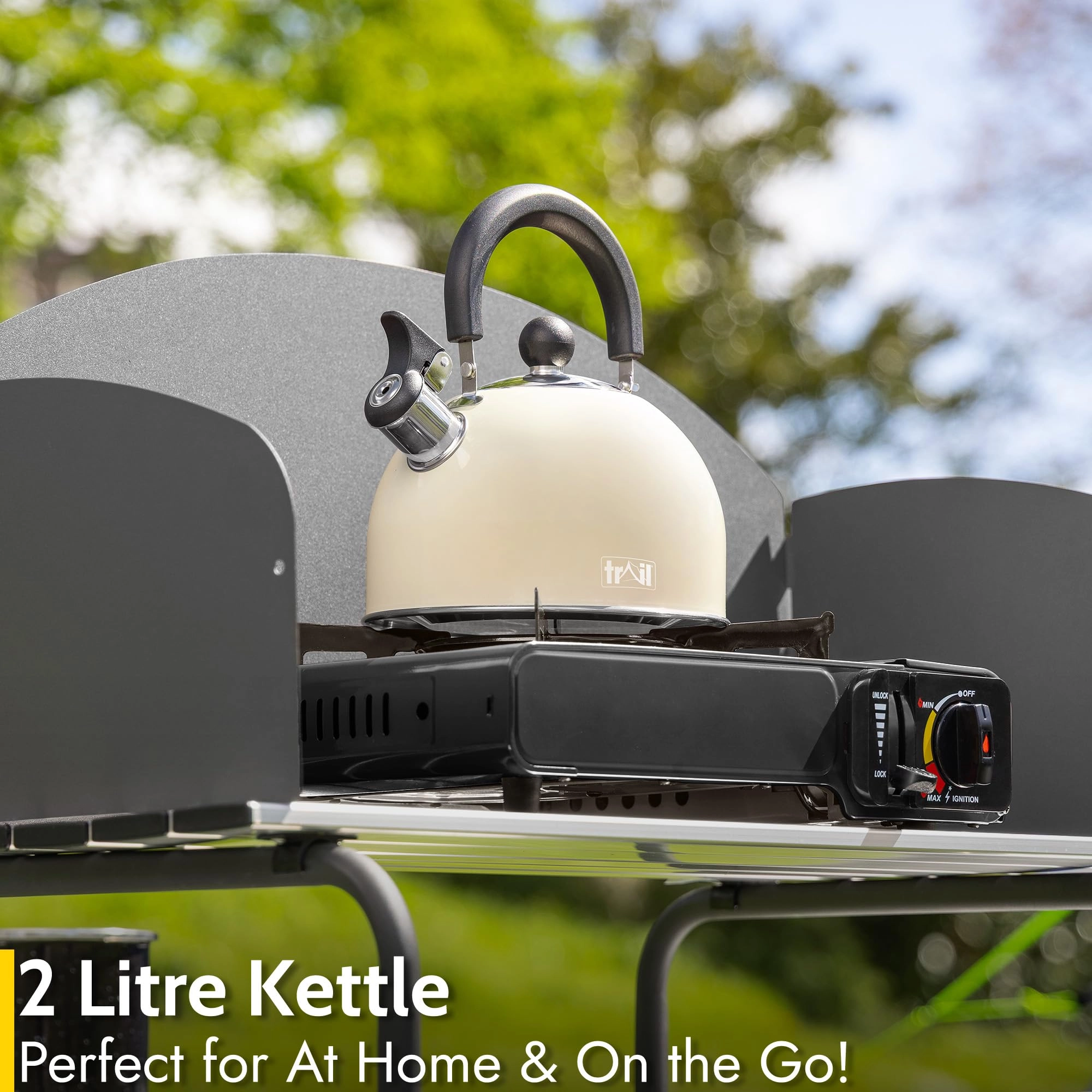 Whistling Camping Kettle - 2L