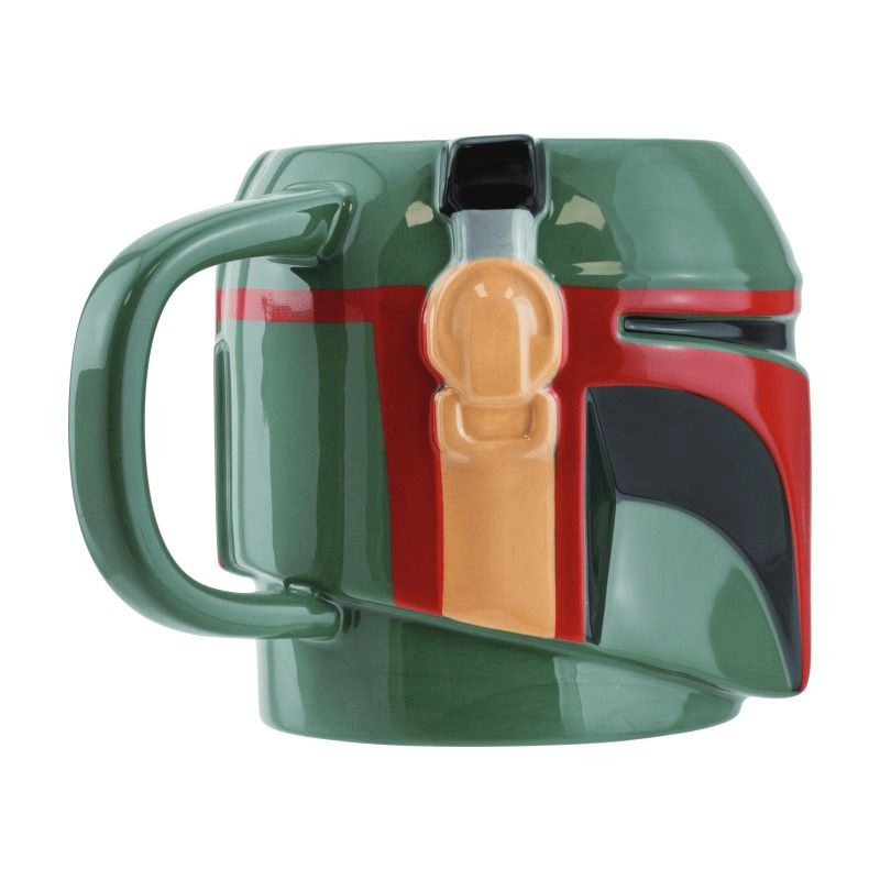 Boba Fett Shaped Mug - Oversized Ceramic Star Wars