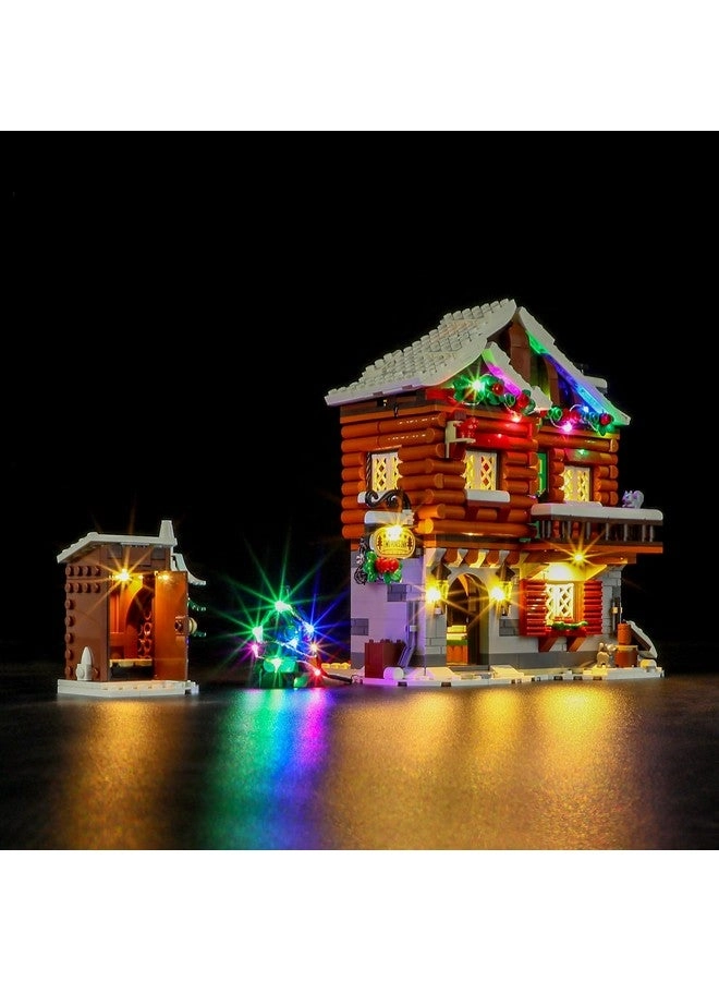 Led Lighting Kit for LEGO-10325 Alpine Lodge - Compatible with Lego Icons Christmas Village