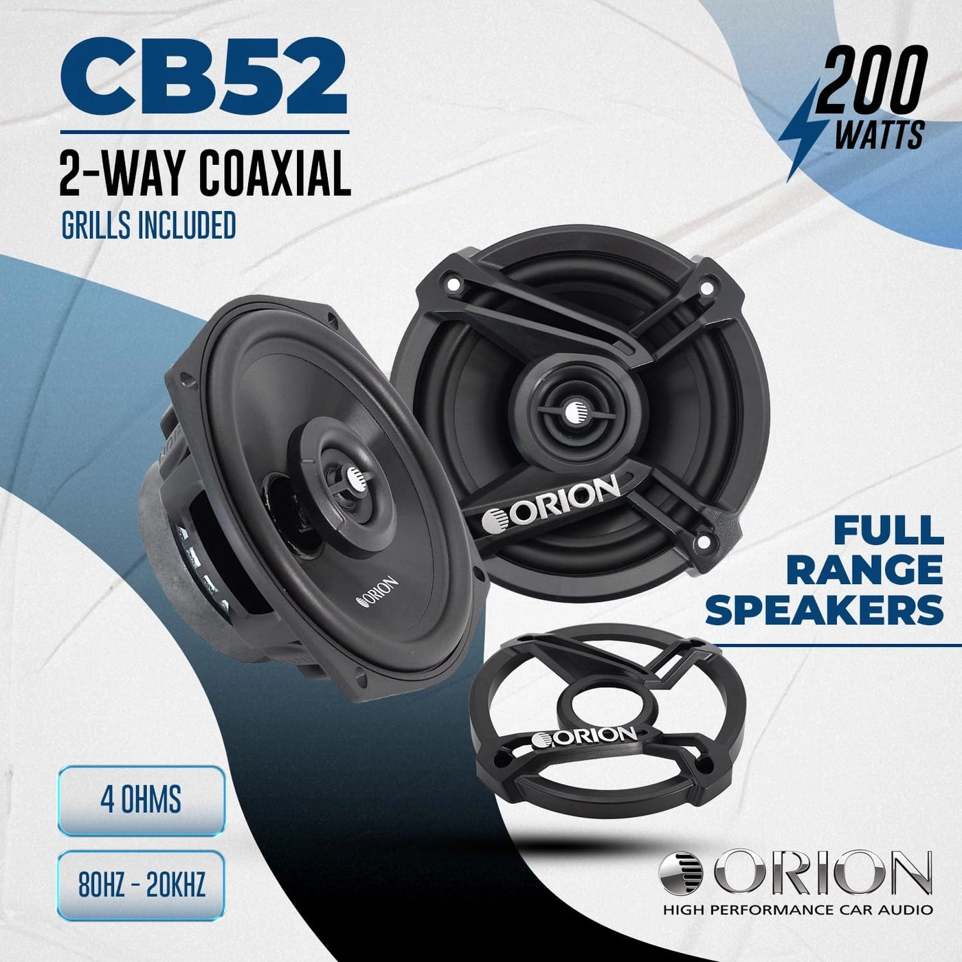 CB52 - 5.25” 2-Way Coaxial