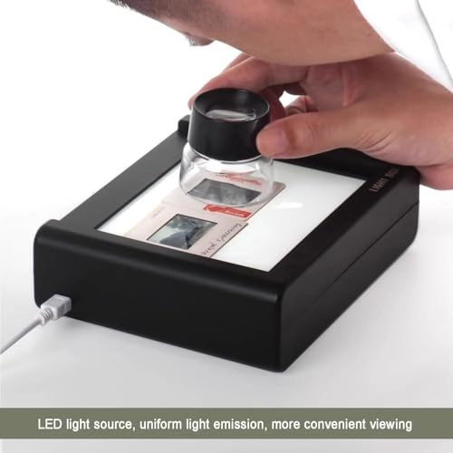Mobile Film Scanner - Slides and Negative Copying LED Lighted Viewing