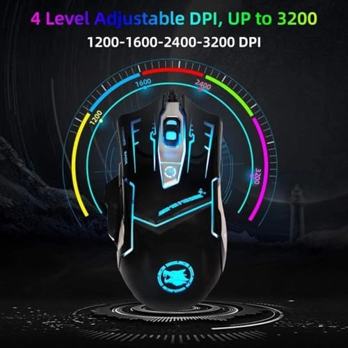 RGB Wired Gaming Mouse - Wired