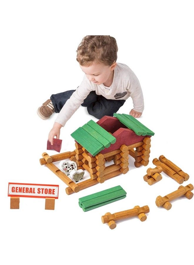 Building Log Toys - Classic 170 pcs