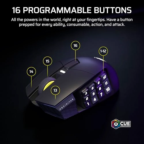 SCIMITAR ELITE RGB MMO Gaming Mouse - Wireless