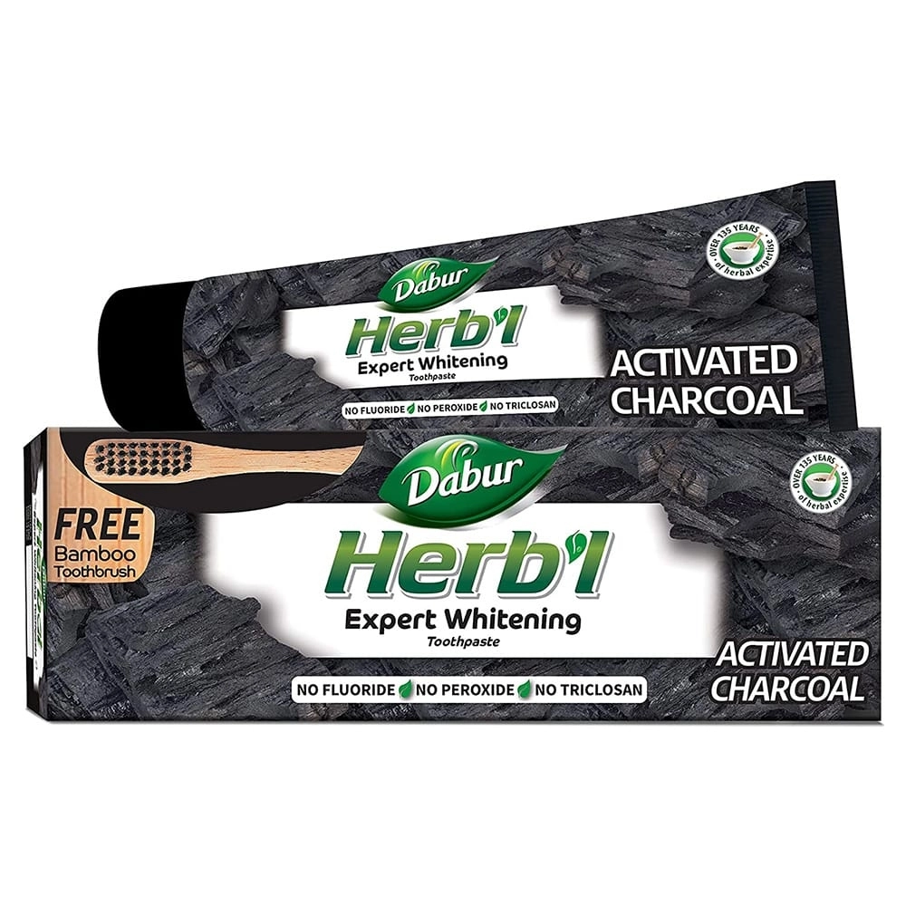 Dabur Charcoal Toothpaste 150g + Toothbrush