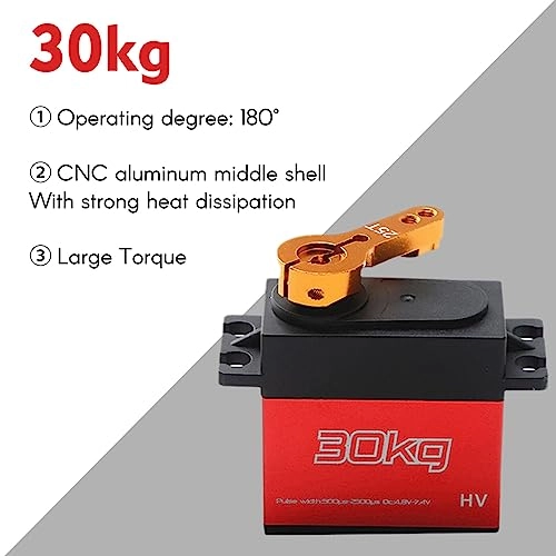 3660 Brushless Motor - 2600KV Waterproof + 80A Brushless ESC + 30KG Servo