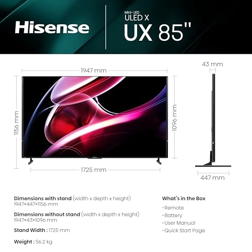 85UXK - 85 inch