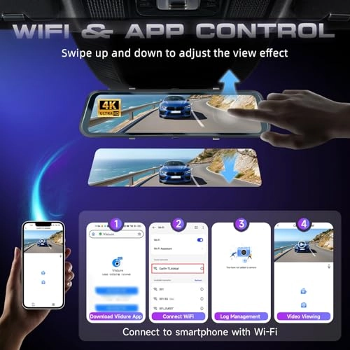 Mirror Dash Cam - 4K