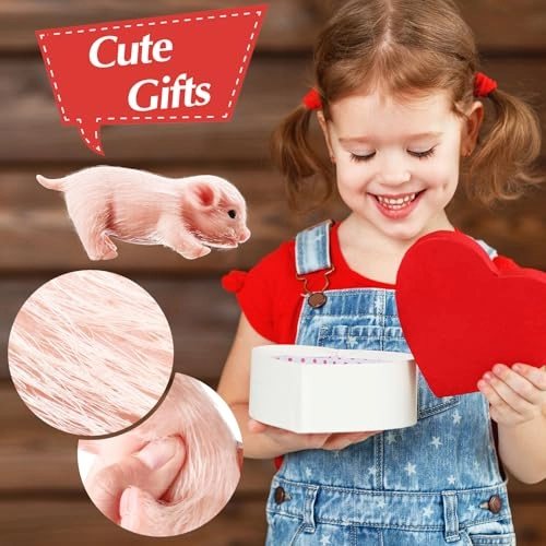 Reborn Pig Doll - 5 Inch Silicone 2 Pieces Ages 6+