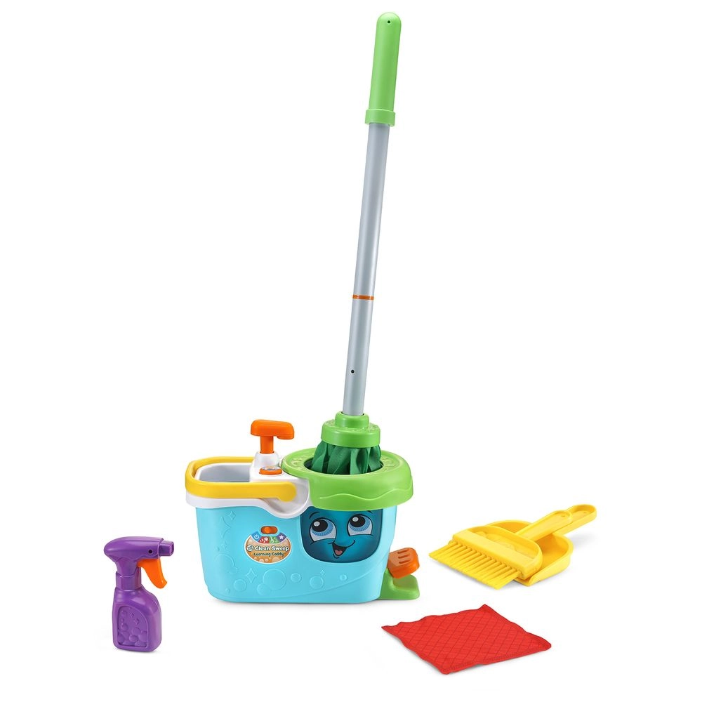 Clean Sweep Mop & Basket - Suitable for 3 years & above