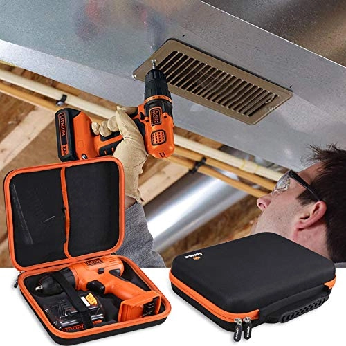 Hard Travel Storage Carrying Protective Case for 20V MAX Cordless Drill/Driver - High-density EVA 1680D