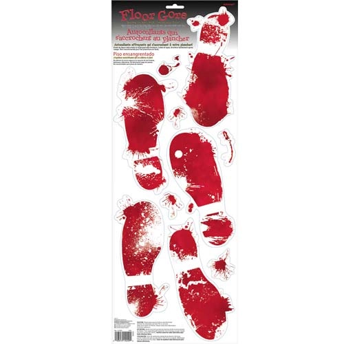 Party Centre Skeleton Print Vinyl Floor Decor