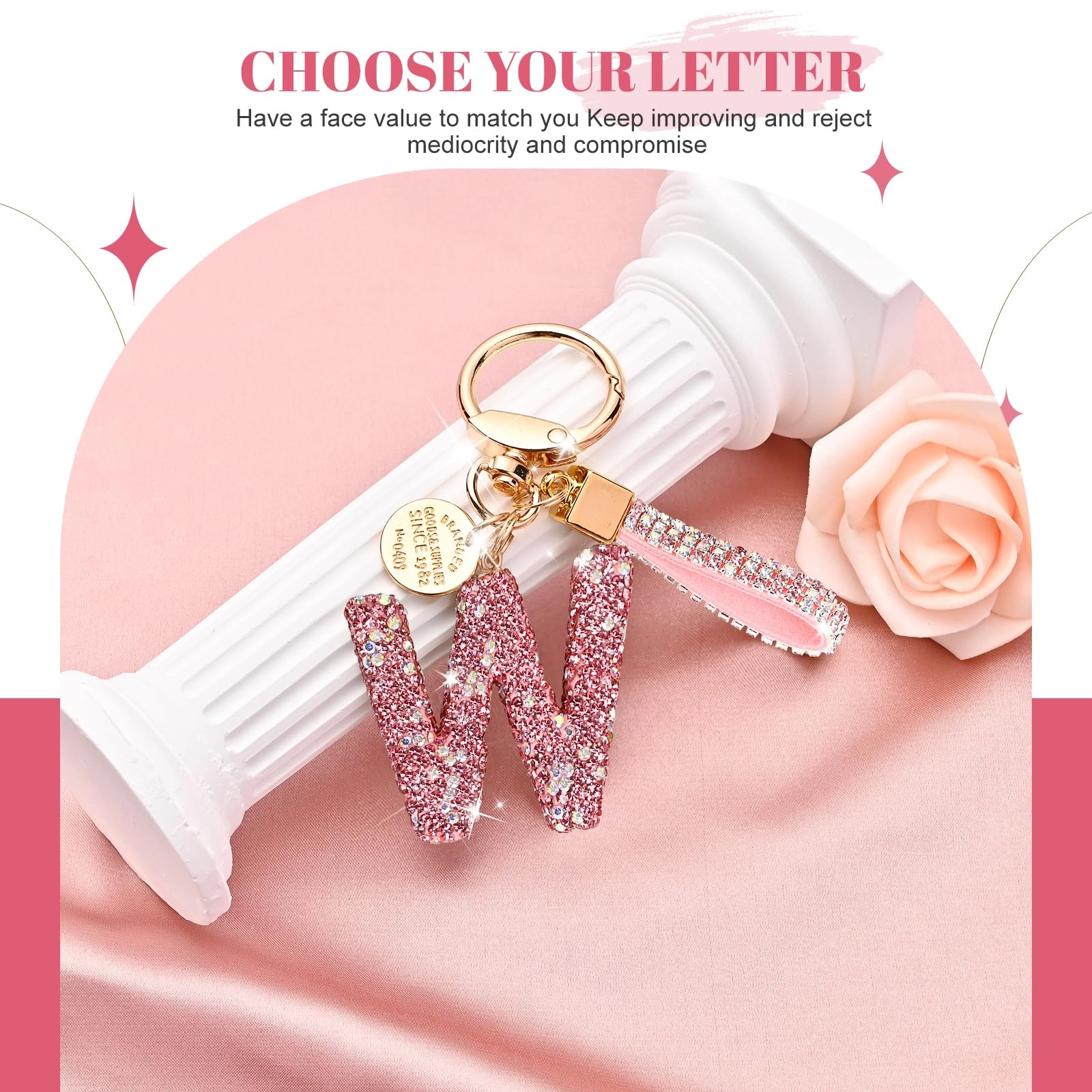 Initial Letter Keychain