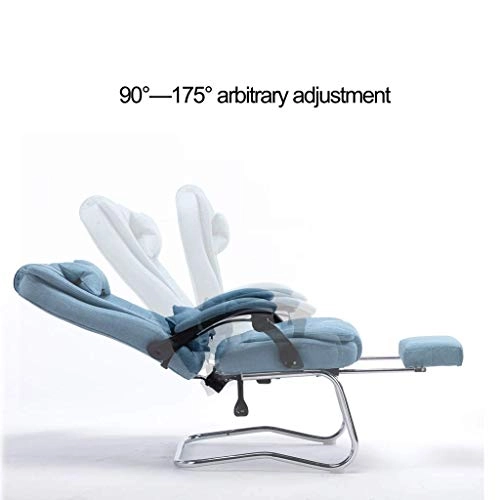 Reclining Chair - Fabric Cotton Black