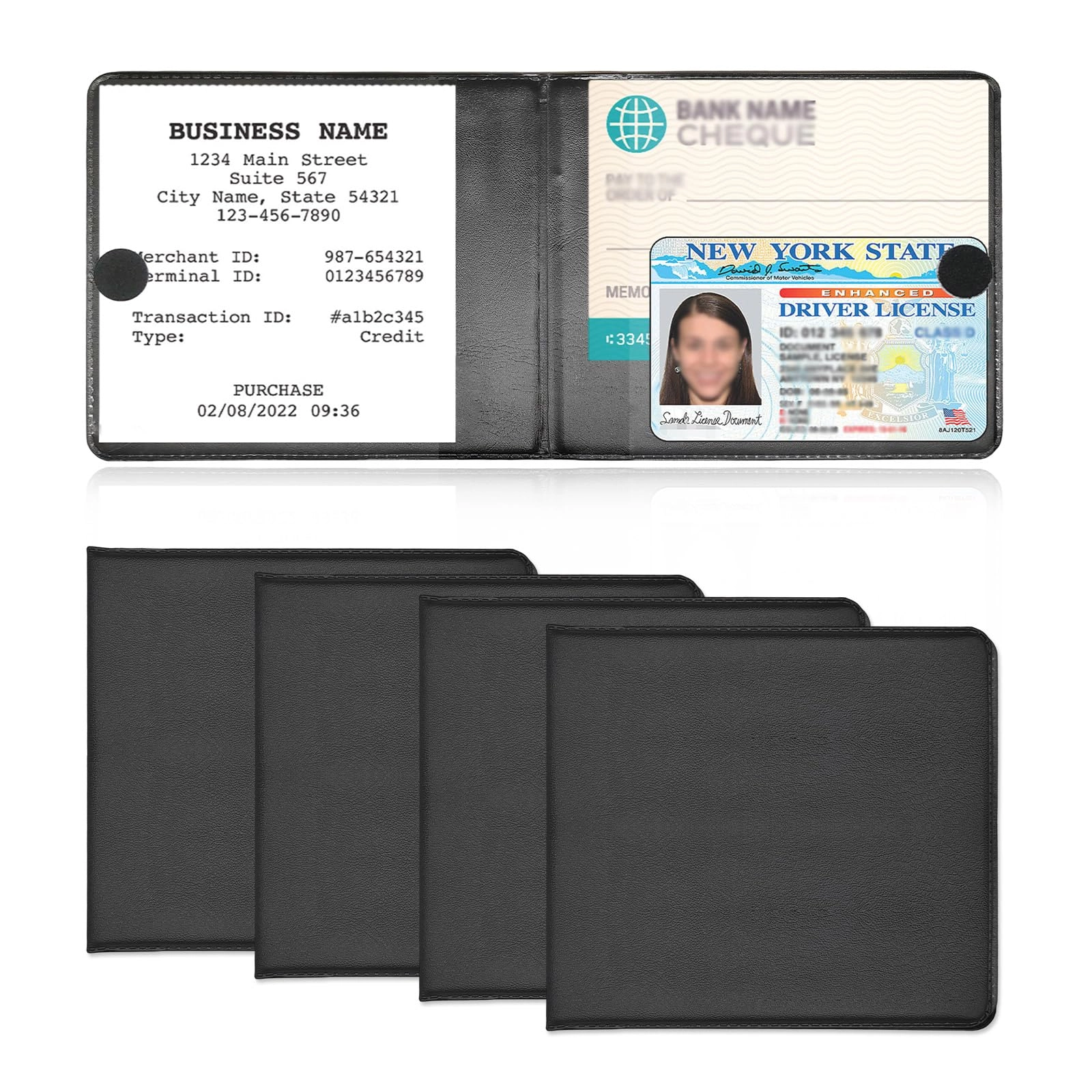 Kewucn Car Registration Insurance Holder - 10.55×4.8 inches Red