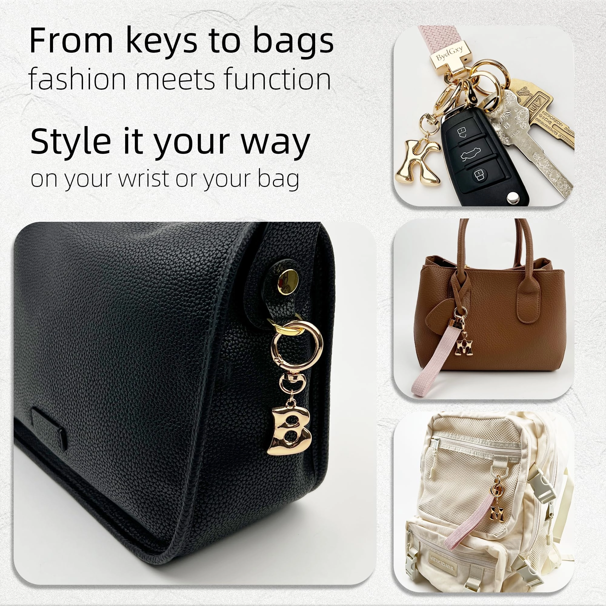 Initial Keychain - Letter