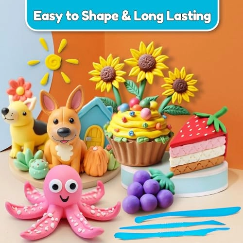Air Dry Clay - 54 colors 3+ years