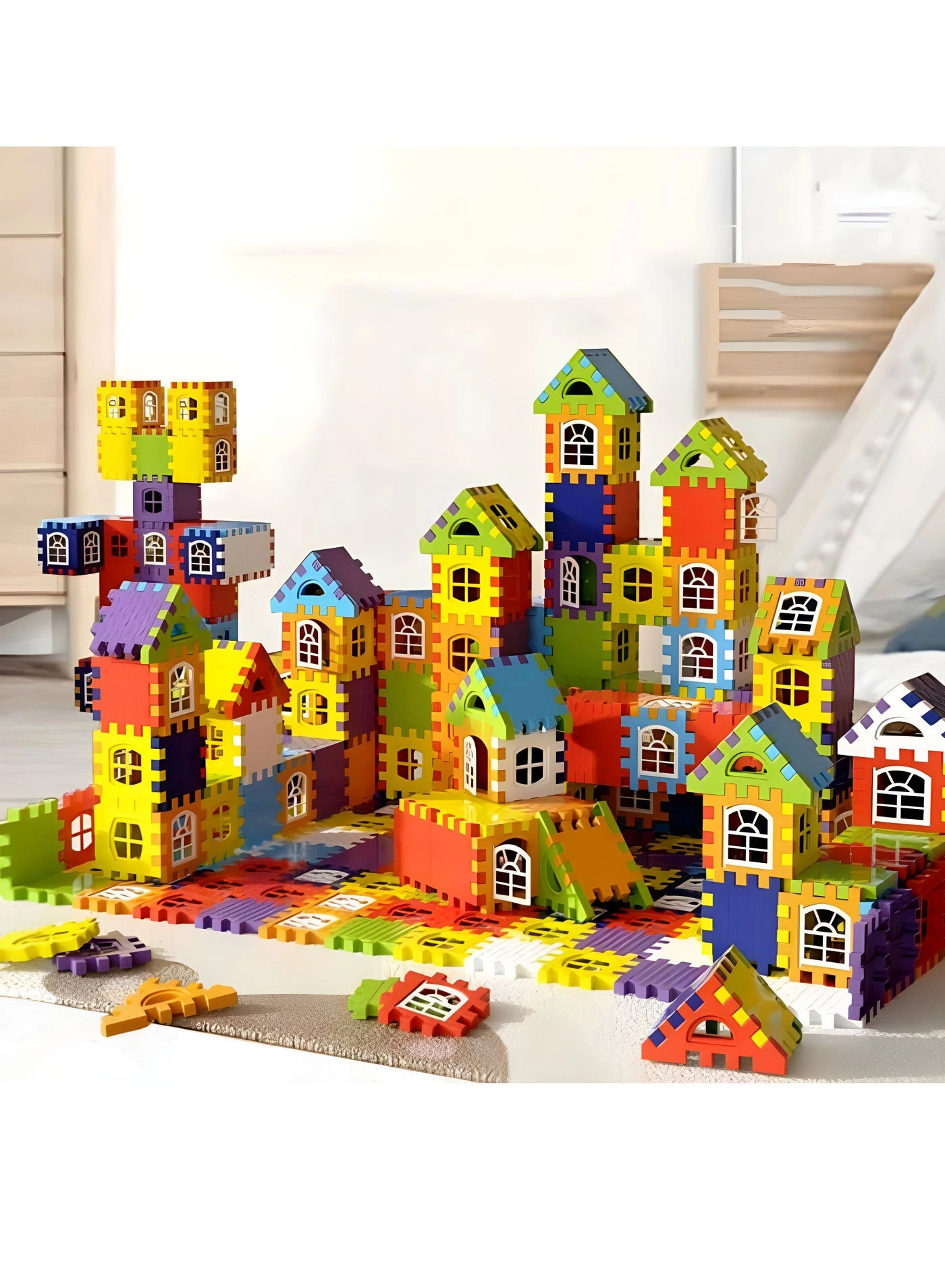 DECOR SOUQ Building Block Set - 206 pcs