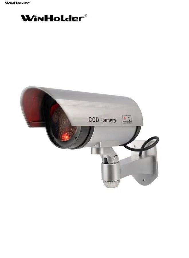 Dummy Surveillance Security Camera - White 1pc