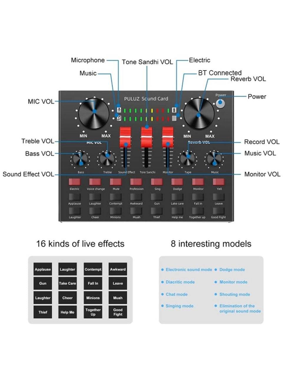 Sound Adapter Wired Microphone