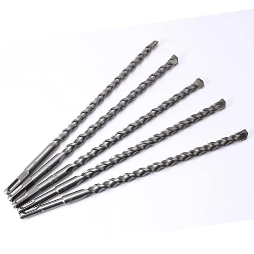 Lengthened Impact Drill Bit (Square Shank) - Tungsten steel alloy 1 piece 25 * 350mm, 18 * 350mm