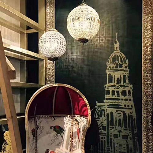 During Princess Children's Room Bedroom Porch Corridor Chandelier,E14 French Style Chandelier,Retro Old Iron Lamp - 3pc