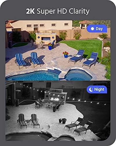 WS300 - 8CH 5MP + 3MP Wireless Security Camera - 4x