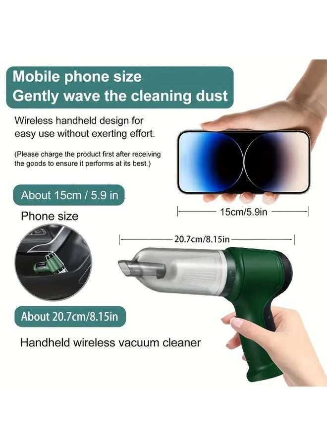 4-in-1 Wireless Handheld Vacuum Cleaner - 2000mAh