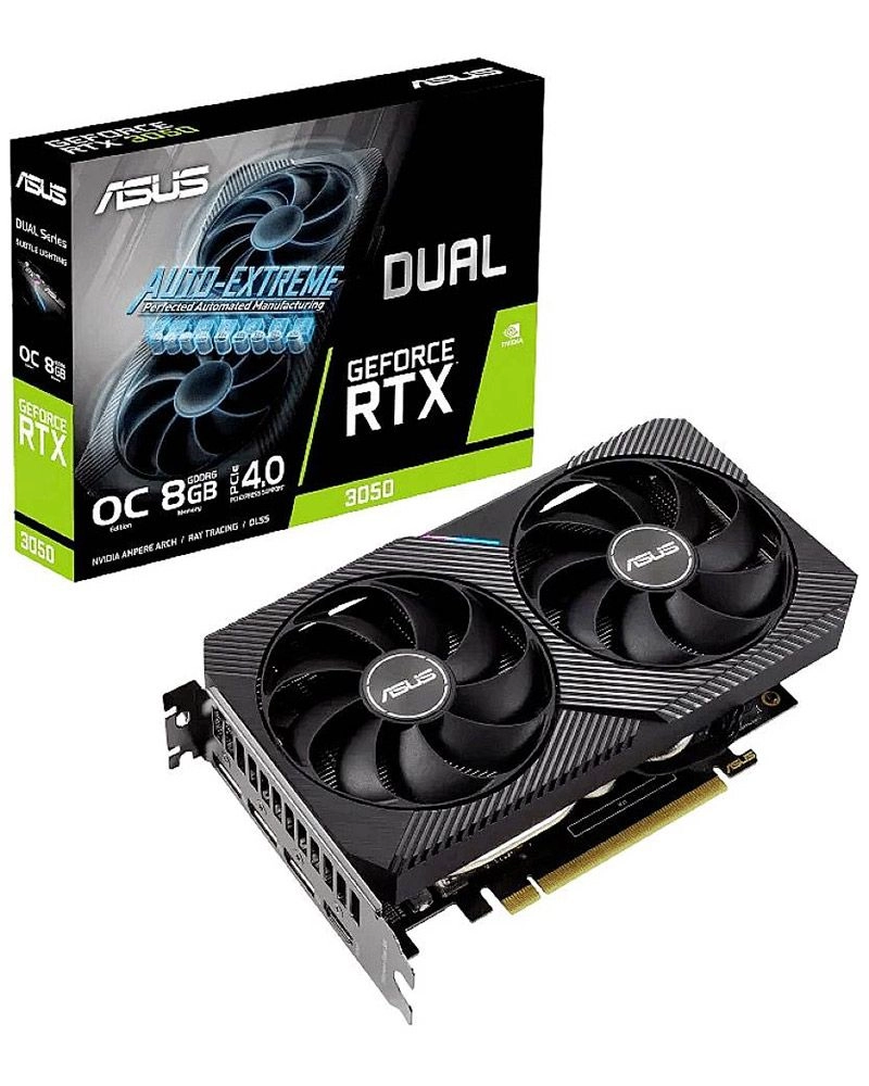Dual GeForce RTX 3050 V2 OC Edition - 8GB