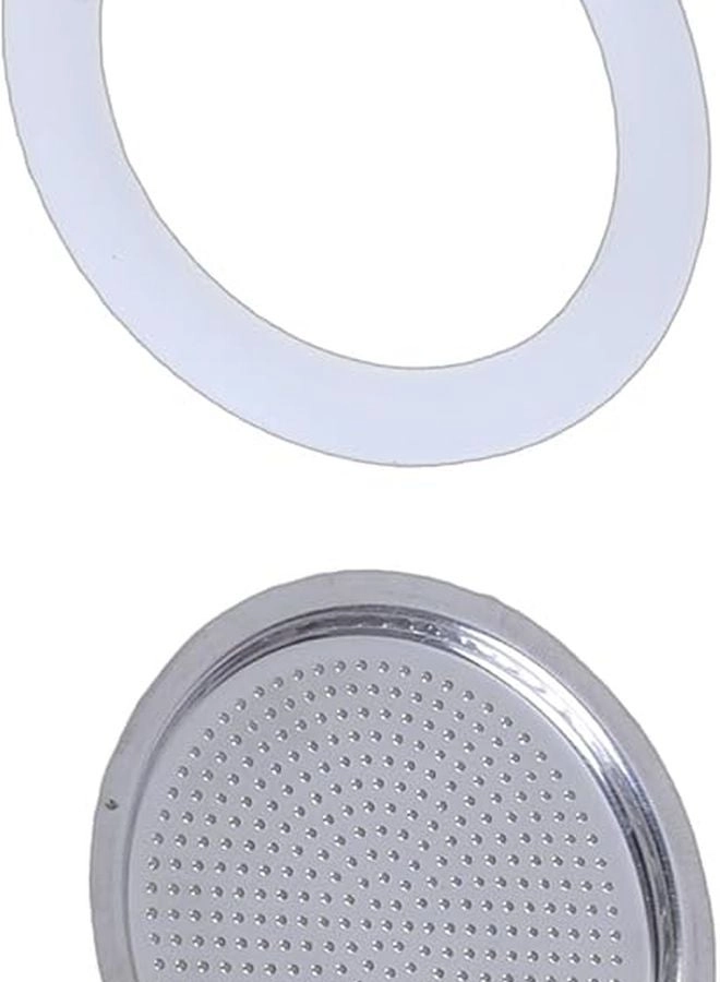 Silicone Gasket And Stainless Steel Filter - For Espresso Machine Hand Wash