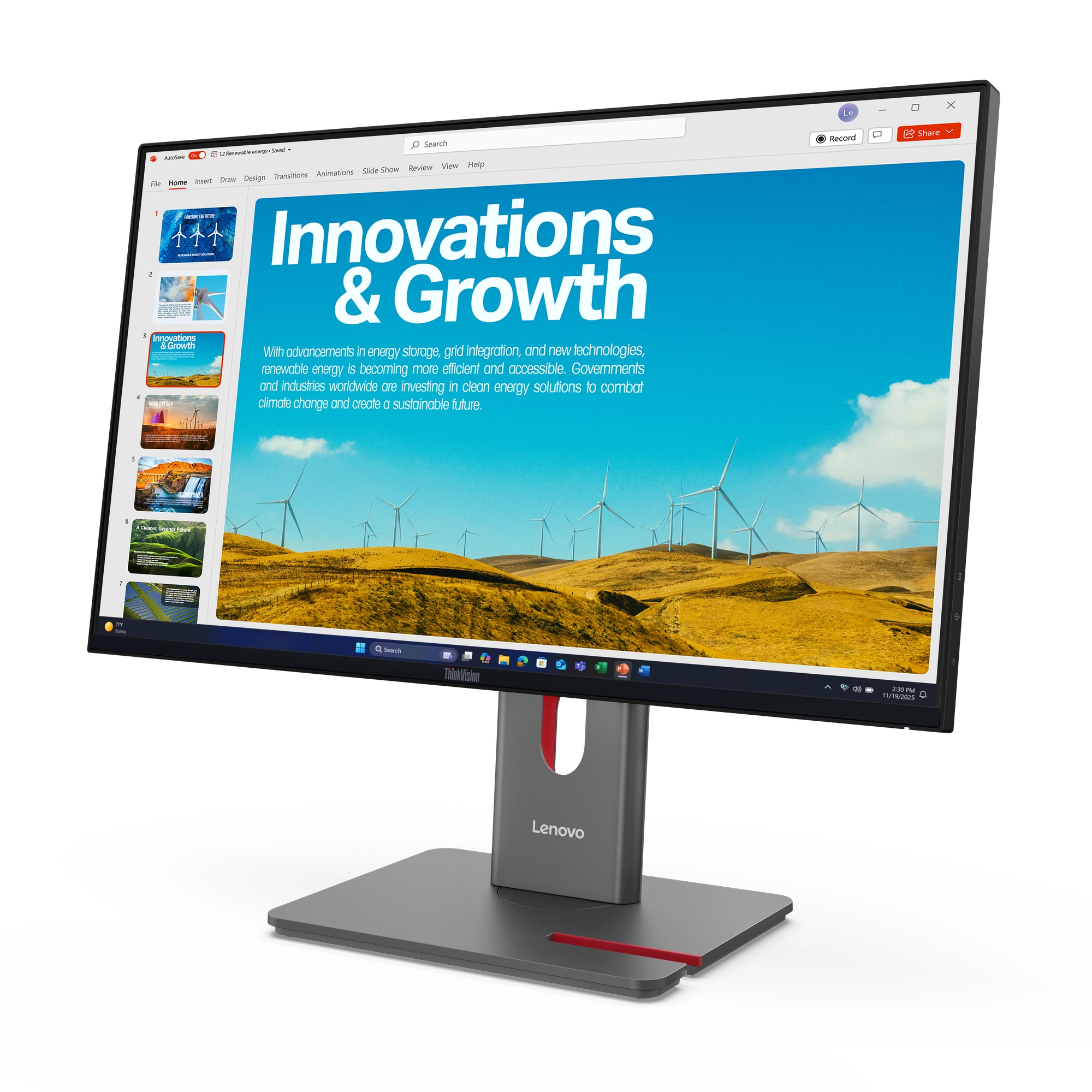 ThinkVision P24QD-40 - 64B1GAT1UK 23.8" 2560x1440