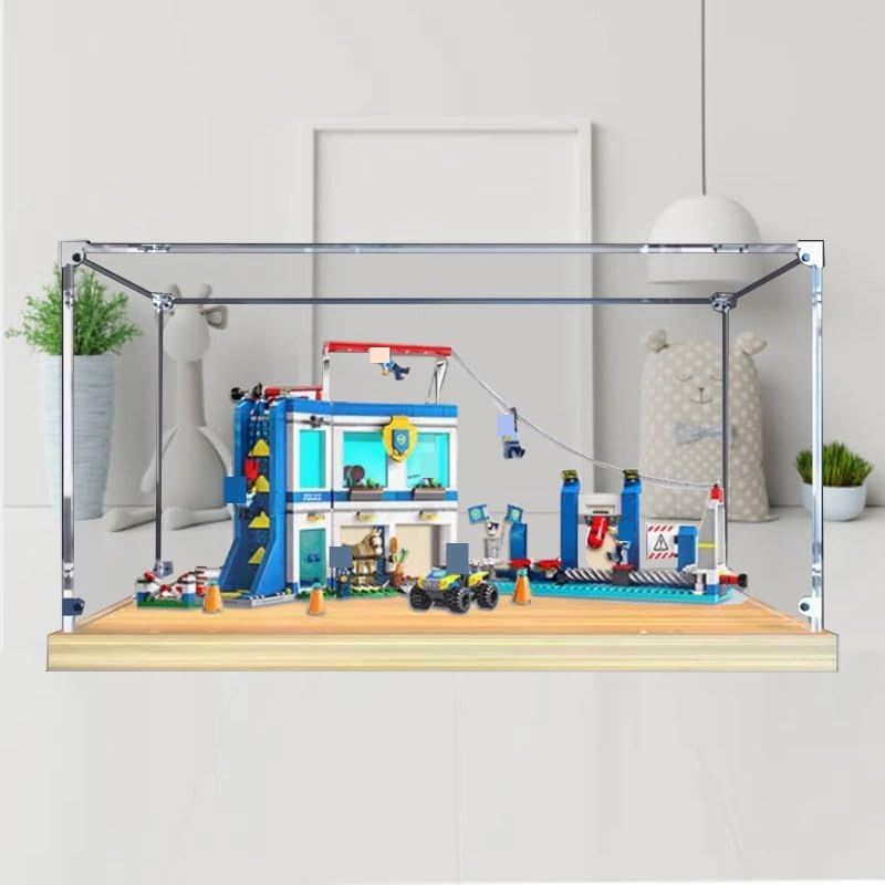 Acrylic Display Case for LEGO City Police Training Academy 60372 - 3mm thickness