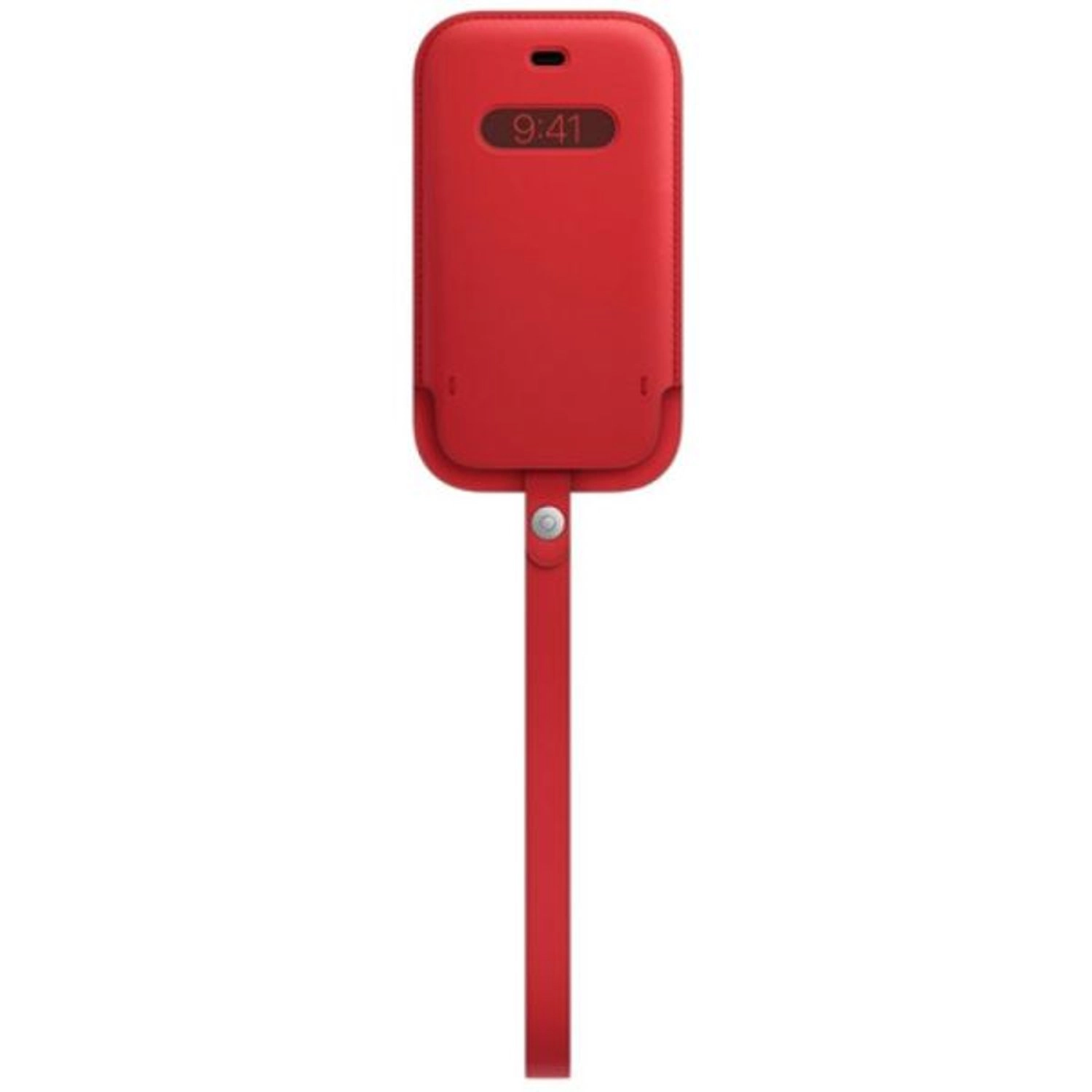Apple Leather Sleeve with MagSafe - Red iPhone 12 Mini